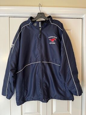 Men's Diamond Dream Mustangs baseball zip up jacket #27